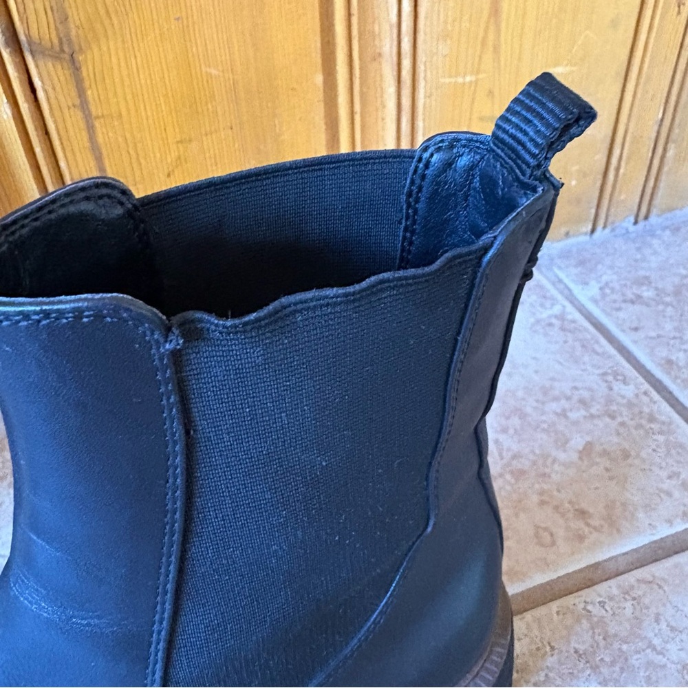 Sam Edelman Laguna Chelsea Boot - Black Lug Sole Sz 9.5 - Picture 7 of 10
